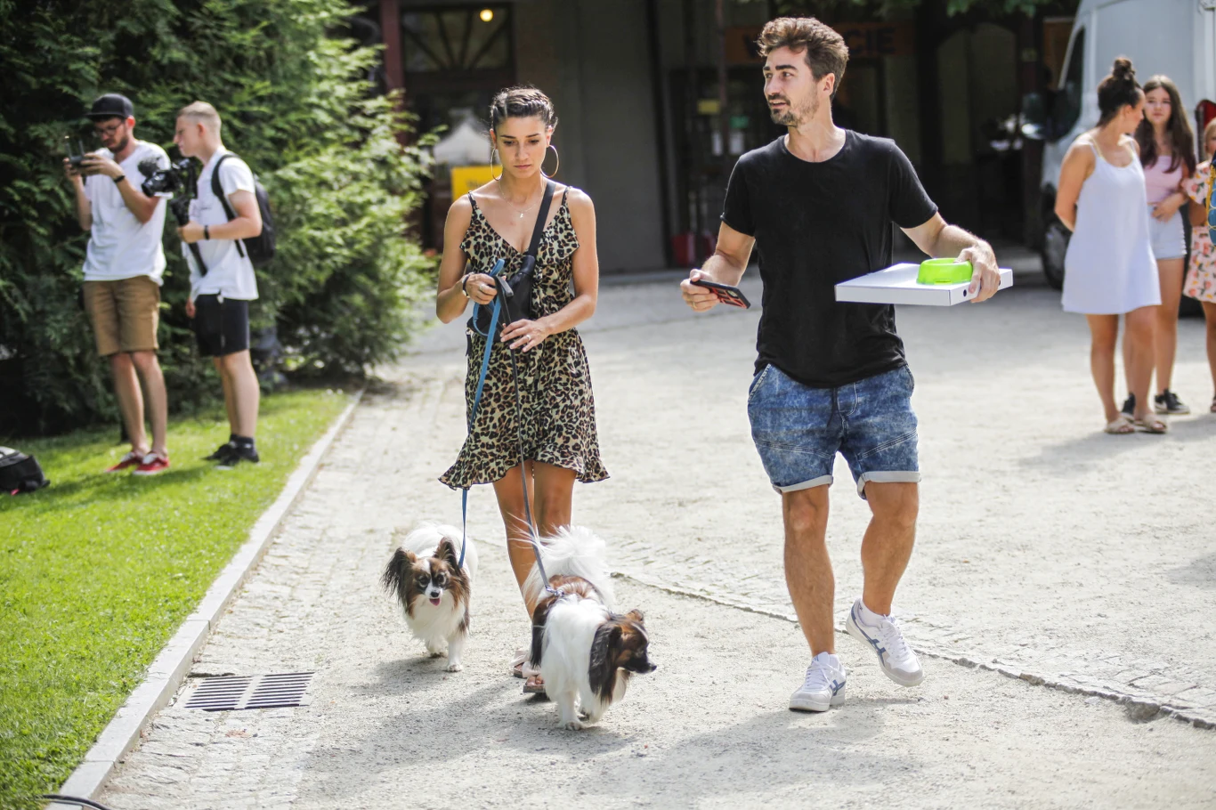 Jan Kliment z żoną Lenką i ich pupilami Jan Kliment z żoną Lenką i ich pupilami