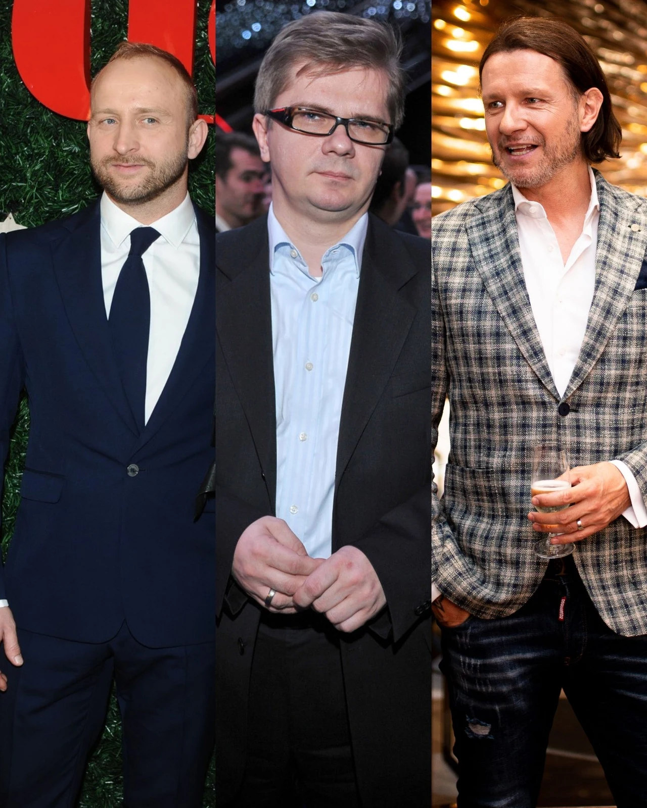 Borys Szyc, Sylwester Latkowski i Radosław Majdan