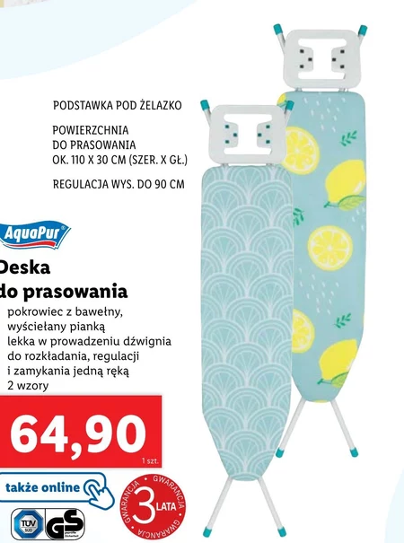 Deska do prasowania AquaPur
