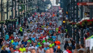 Bieg ulicą Piotrkowską