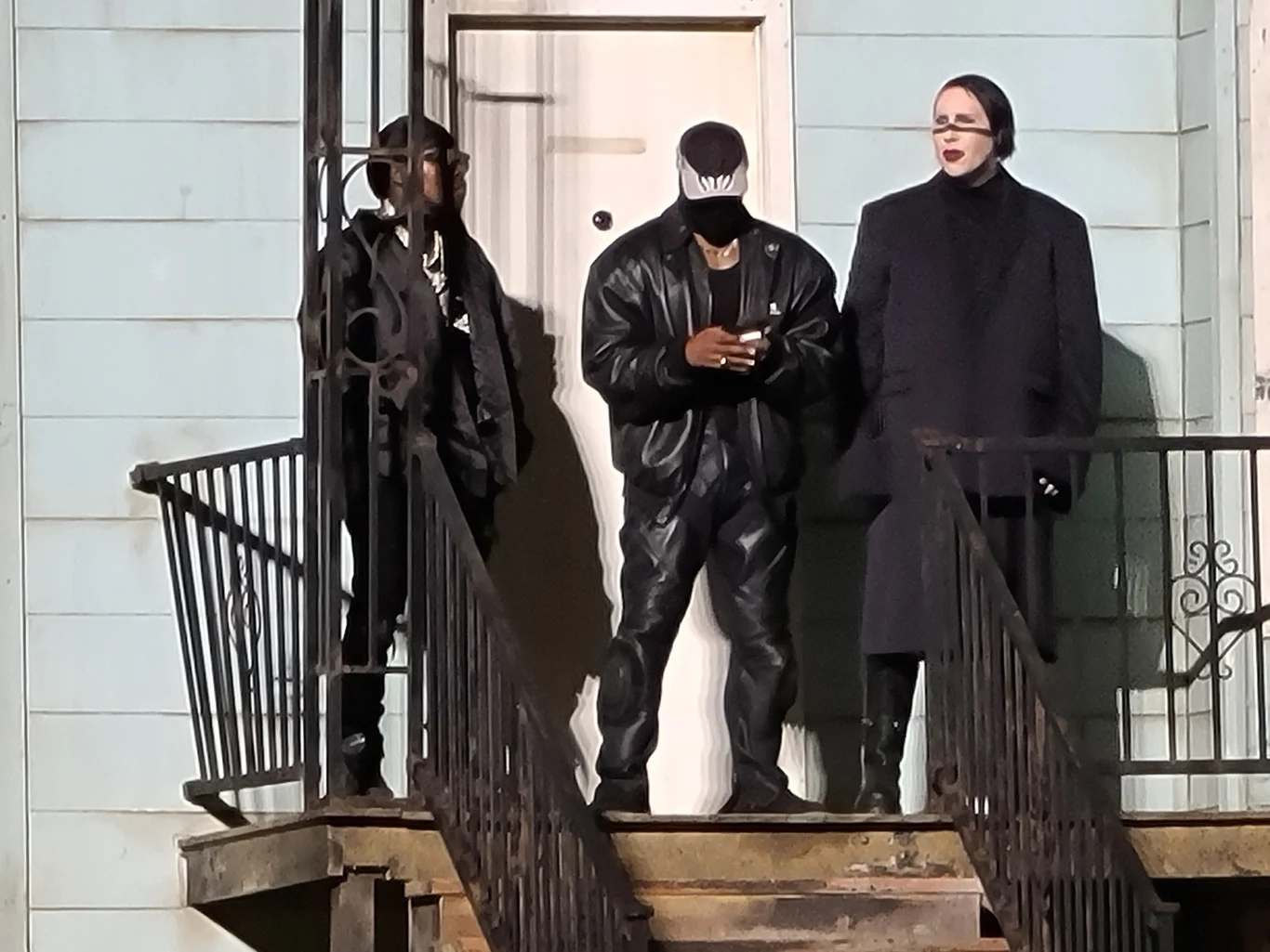 Marilyn Manson w towarzystwie Kanye Westa i DaBaby'ego Marilyn Manson w towarzystwie Kanye Westa i DaBaby'ego
