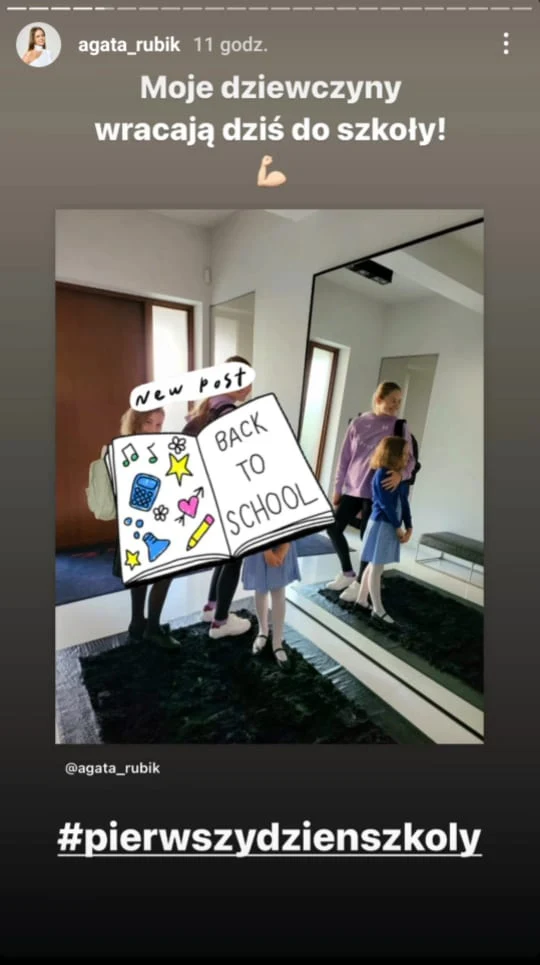 Rozpoczęcie roku szkolnego córek Piotra i Agaty Rubik https://www.instagram.com/agata_rubik/ Rozpoczęcie roku szkolnego córek Piotra i Agaty Rubik https://www.instagram.com/agata_rubik/