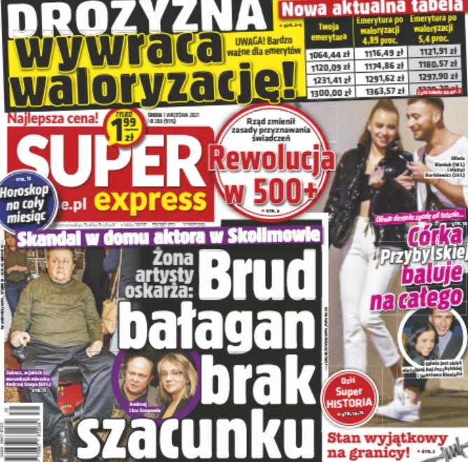 O imprezie uczestników "Tańca z gwiazdami" donosi "Super Express" O imprezie uczestników "Tańca z gwiazdami" donosi "Super Express"