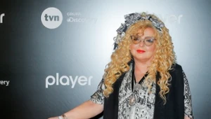 Magda Gessler na prezentacji ramówki TVN