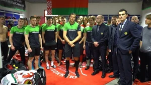 Białoruscy hokeiści wyrażają żal w wiadomości do prezydenta Alaksandra Łukaszenki