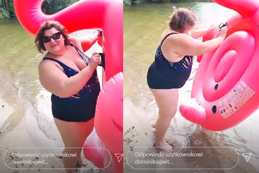 Dominika Gwit zaszalała! /https://www.instagram.com/dominikagwit/ Dominika Gwit zaszalała! /https://www.instagram.com/dominikagwit/