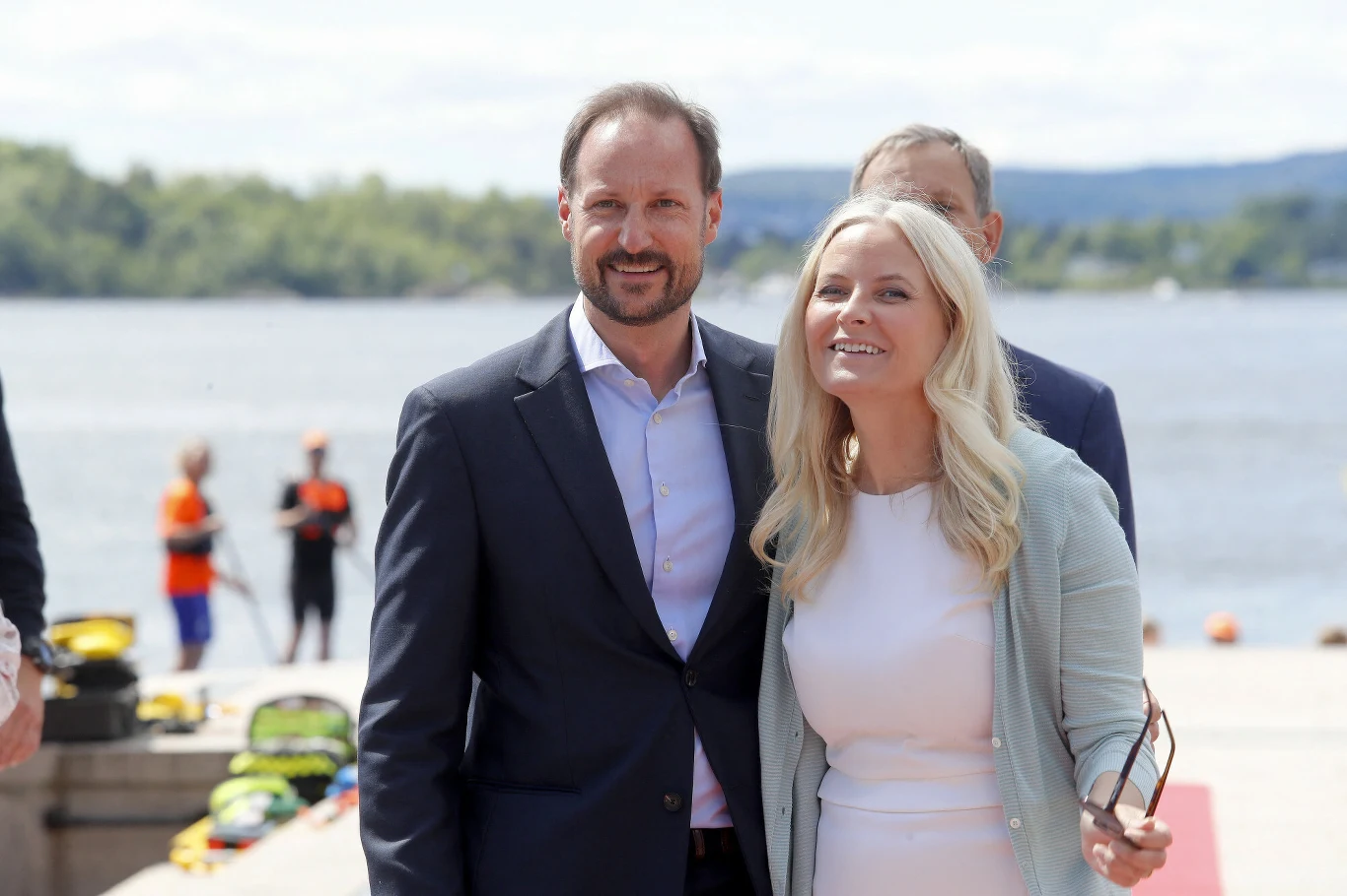 Księżna Mette-Marit z mężem Księżna Mette-Marit z mężem