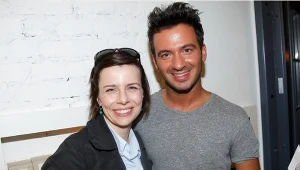 Agata Kulesza i Stefano Terrazzino w 2011 roku. 