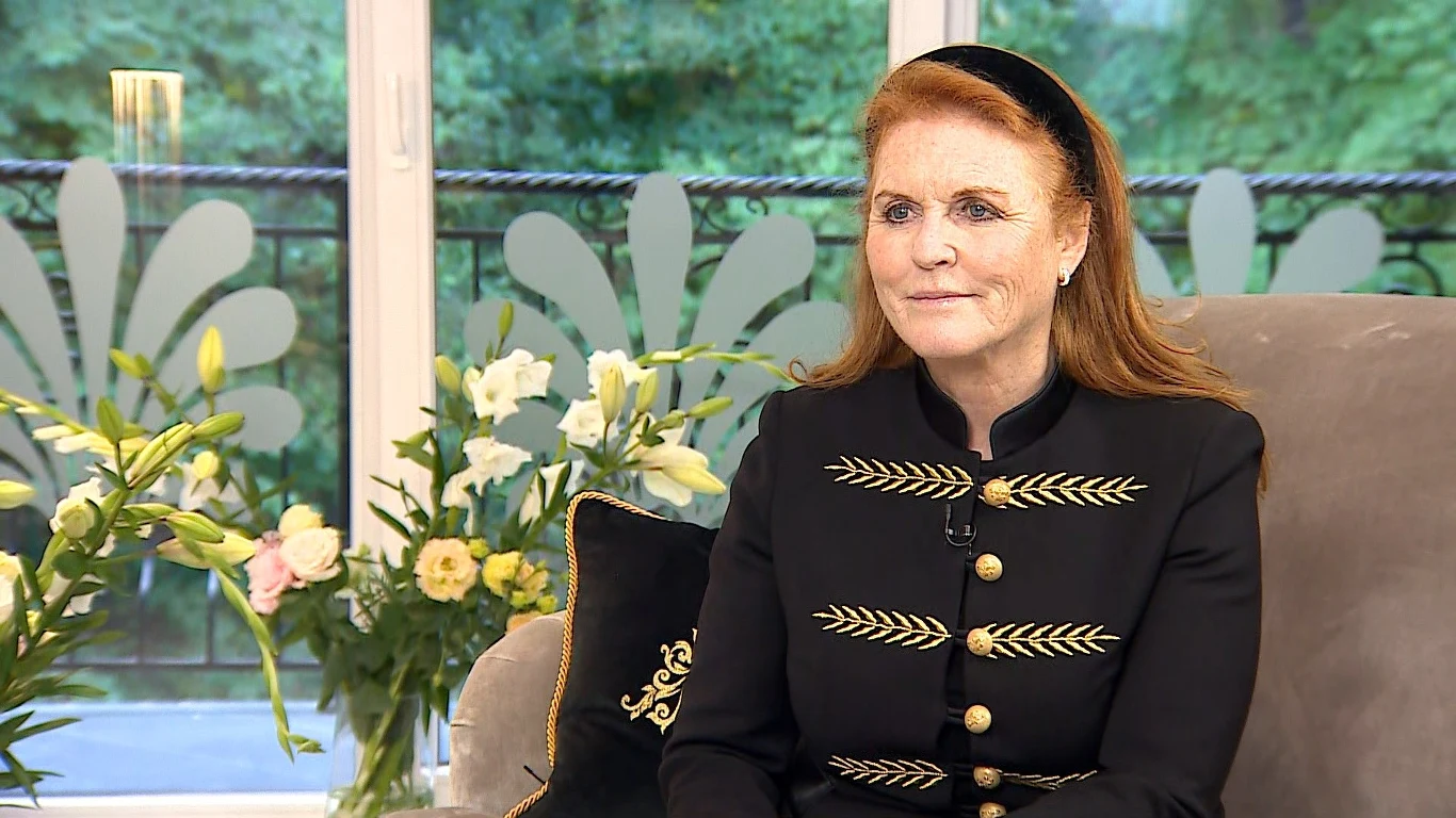 Sarah Ferguson w wywiadzie dla Polsat News Sarah Ferguson w wywiadzie dla Polsat News