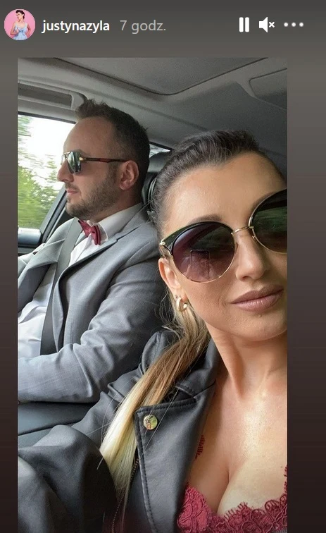 Justyna Żyła w drodze na ślub Karoliny Małysz Justyna Żyła w drodze na ślub Karoliny Małysz