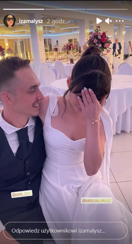 Para młoda: Kamil Czyż i Karolina Małysz /https://www.instagram.com/izamalysz/ Para młoda: Kamil Czyż i Karolina Małysz /https://www.instagram.com/izamalysz/