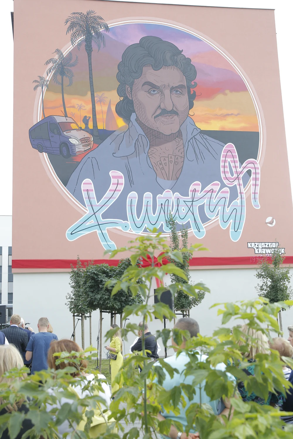 Mural Krzysztofa Krawczyka w Opolu Mural Krzysztofa Krawczyka w Opolu