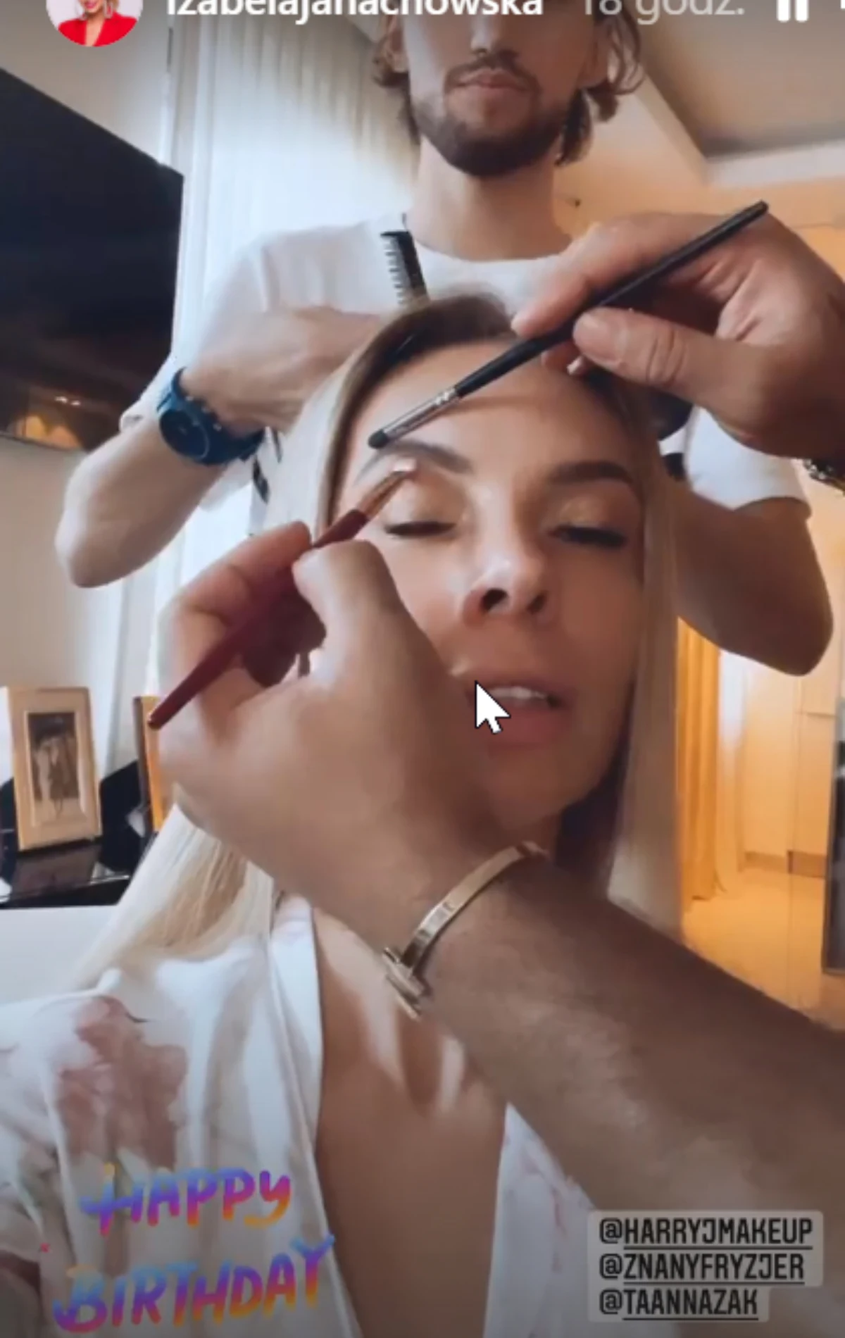 przyjęcie urodzinowe Izabeli Janachowskiej