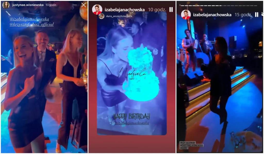 przyjęcie urodzinowe Izabeli Janachowskiej