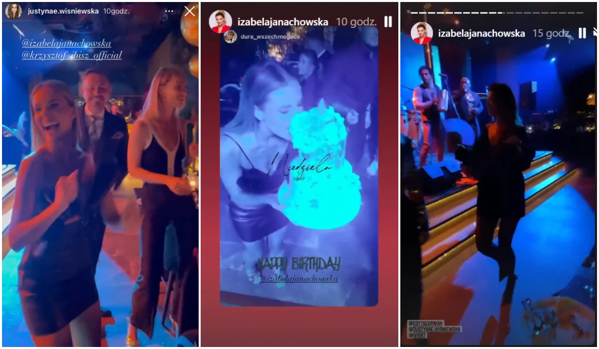 przyjęcie urodzinowe Izabeli Janachowskiej przyjęcie urodzinowe Izabeli Janachowskiej