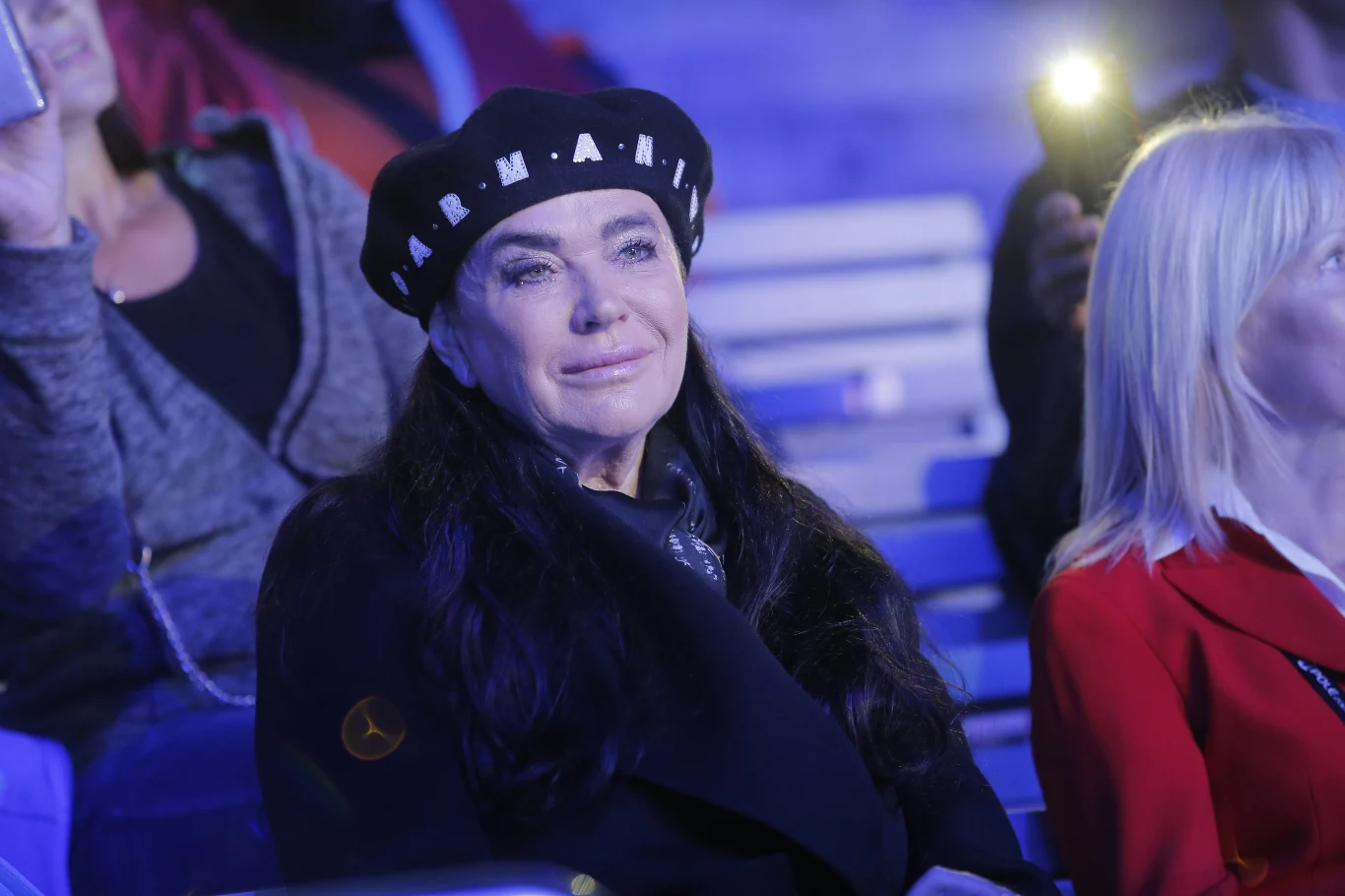 Festiwal oglądała również wdowa po artyście, Ewa Krawczyk Kobieta nie mogła powstrzymać łez. 