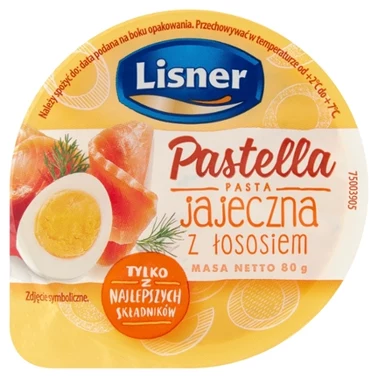 Lisner Pastella Pasta jajeczna z łososiem 80 g - 3