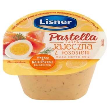 Lisner Pastella Pasta jajeczna z łososiem 80 g - 2