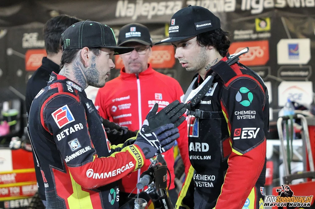 Tai Woffinden i Gleb Czugunow Tai Woffinden i Gleb Czugunow