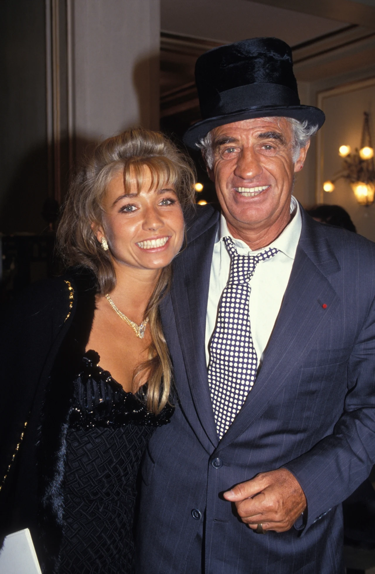 Natty Tardivel i Jean-Paul Belmondo Natty Tardivel i Jean-Paul Belmondo