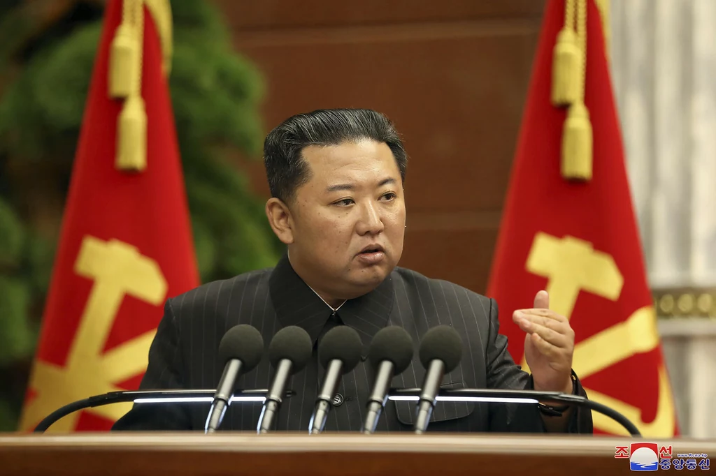 Przywódca Korei Północnej Kim Dzong Un.