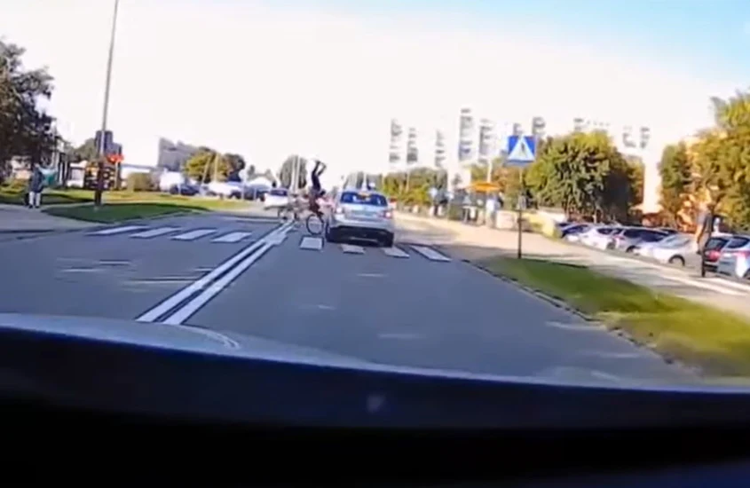 Potrącenie wyglądało dramatycznie Potrącenie wyglądało dramatycznie