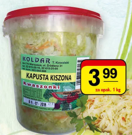 Kapusta kiszona Koldar