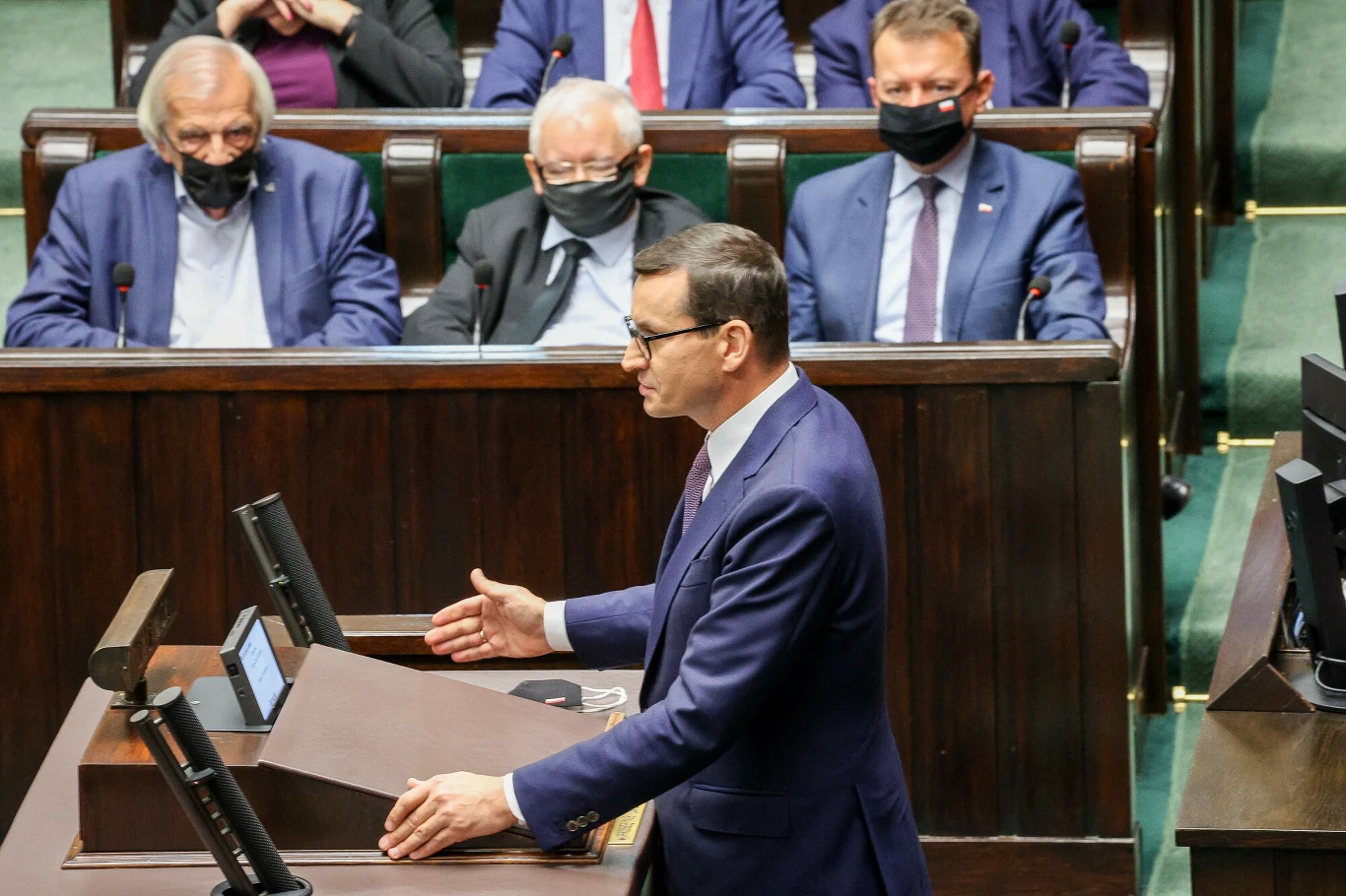 Premier Mateusz Morawiecki w Sejmie Premier Mateusz Morawiecki w Sejmie