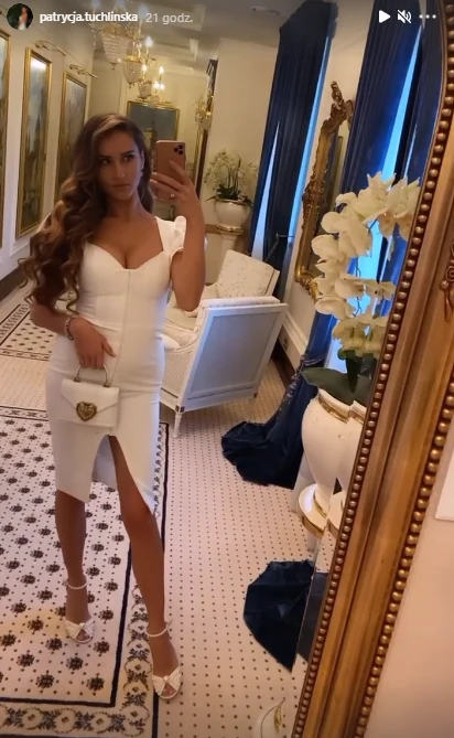 Patrycja Tuchlińska pozuje w obcisłym stroju miesiąc po porodzie Foto: Instagram / @patrycja.tuchlinska