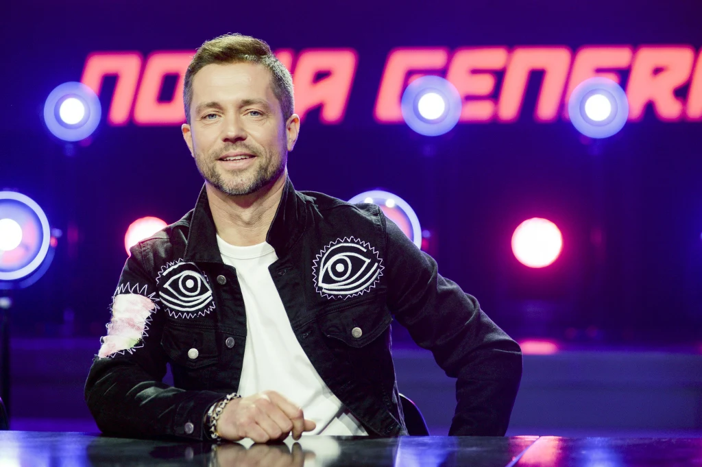 Michał Kostrzewski na planie show "You Can Dance. Nowa Generacja"