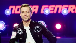 Michał Kostrzewski na planie show "You Can Dance. Nowa Generacja"