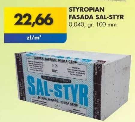 Płyta styropianowa Sal-Styr