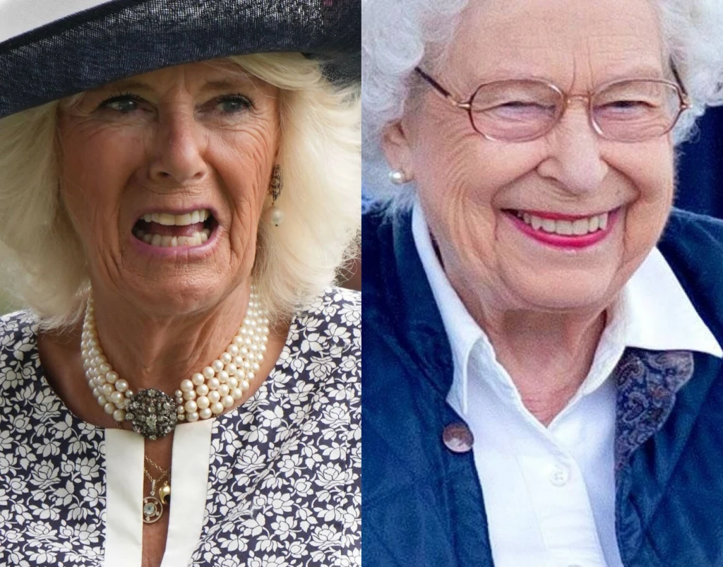 Księżna Camilla i królowa Elżbieta II