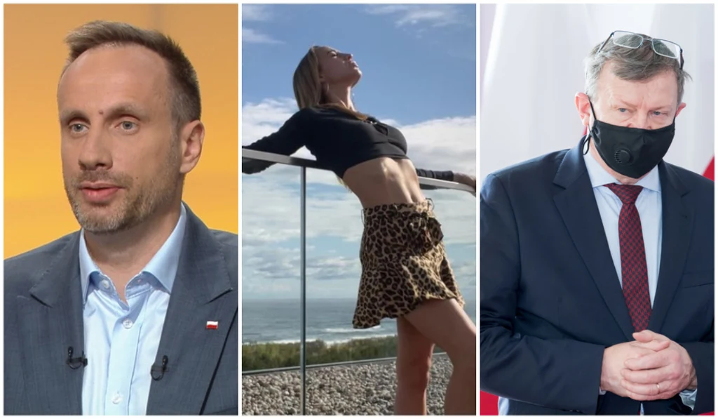 Janusz Kowalski, Marianna Schreiber, Tadeusz Cymański, fot, Polsat News, Instagram