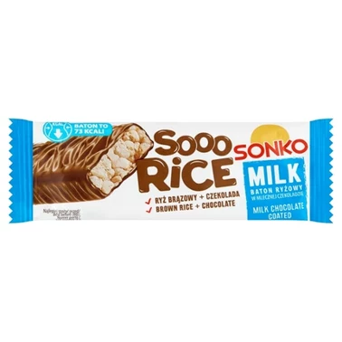 Sonko Sooo Rice Milk Baton ryżowy w mlecznej czekoladzie 16 g - 2