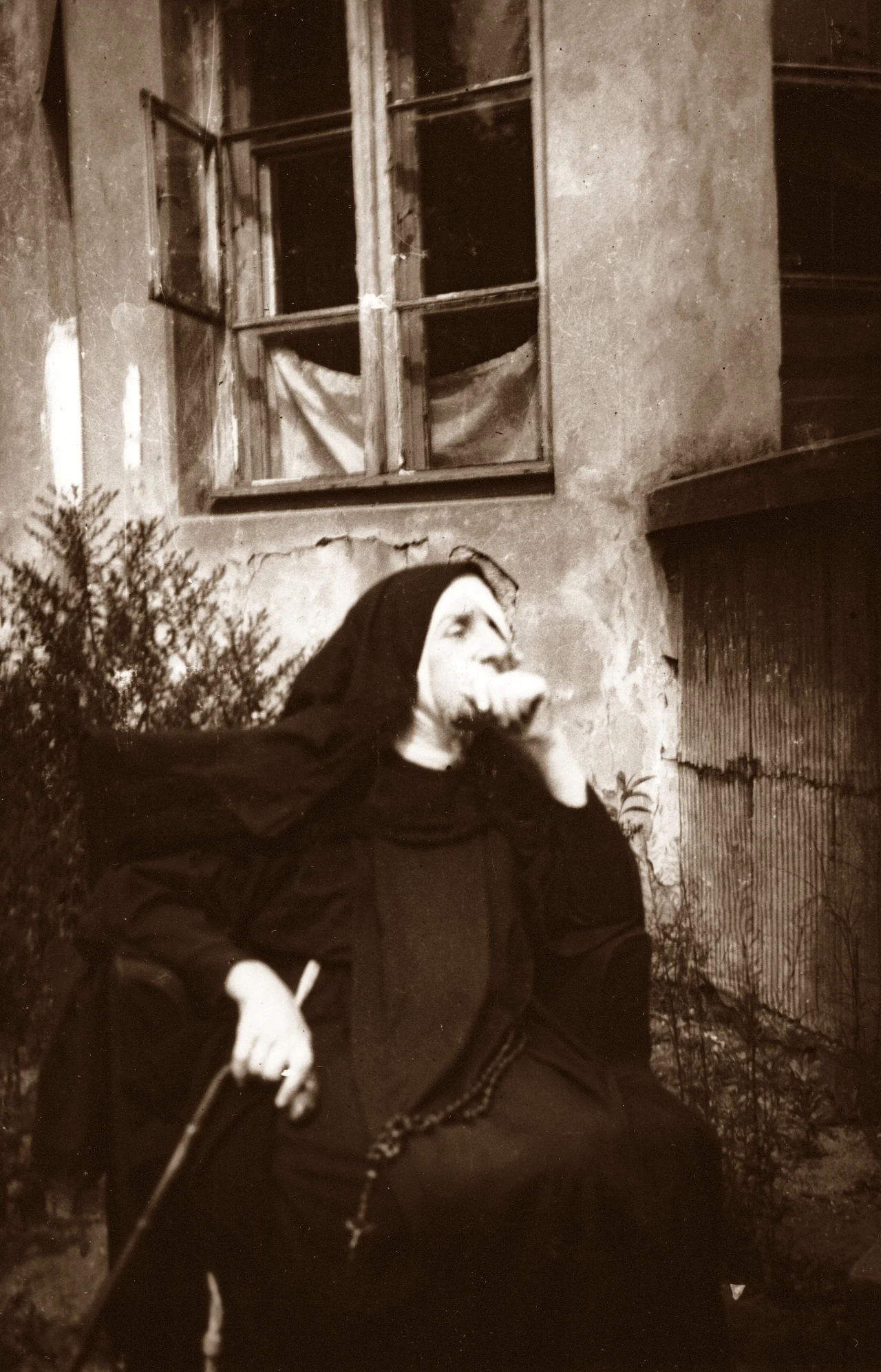 Matka Elżbieta Czacka w Laskach - dwa lata przed śmiercią - 1959 r.