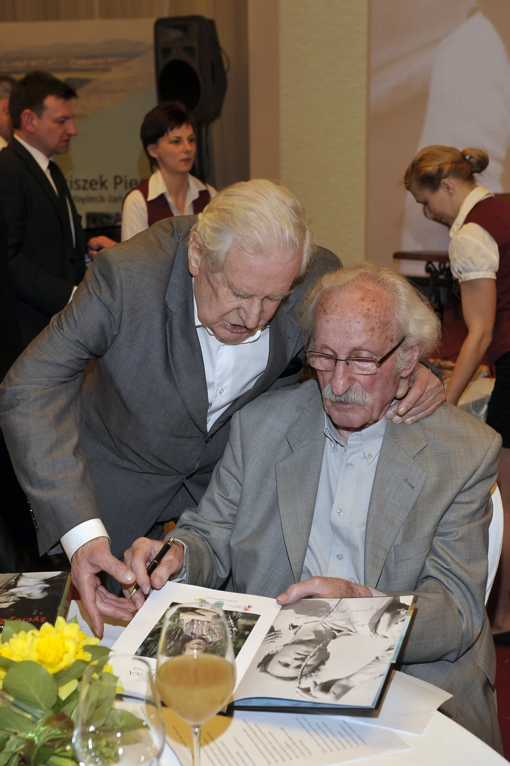 Wiesław Gołas i Franciszek Pieczka