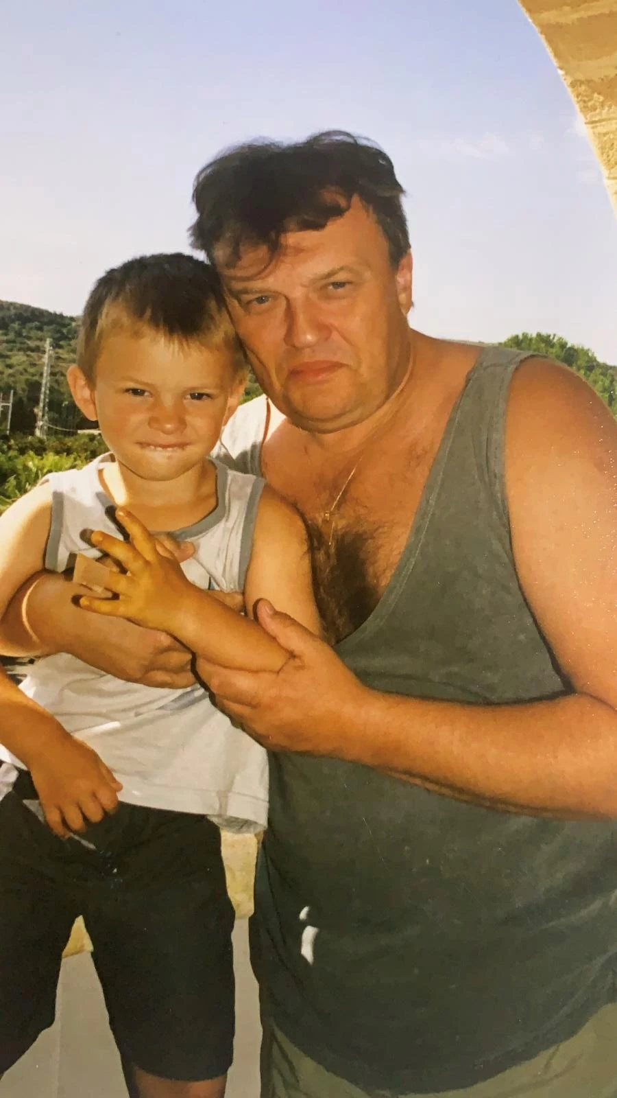 Chris Cugowski z tatą Chris Cugowski z tatą