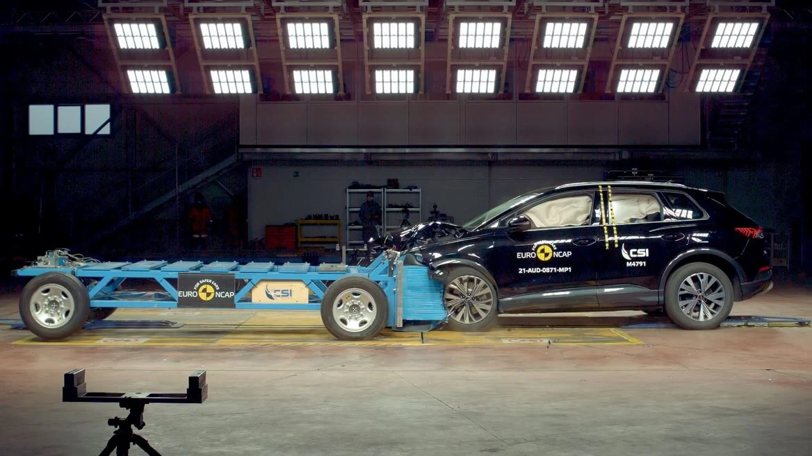 Audi Q4 e-tron - 5 gwiazdek w Euro NCAP Audi Q4 e-tron - 5 gwiazdek w Euro NCAP