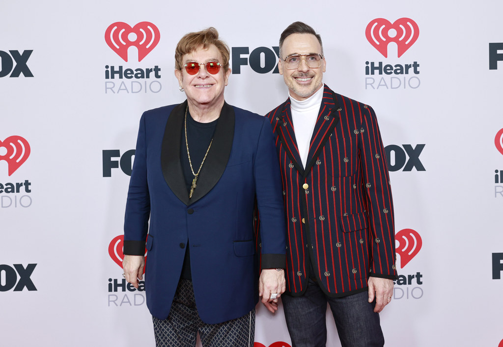 Elton John i David Furnish w 2021 roku