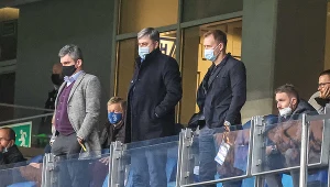 Tomasz Rząsa i Maciej Skorża z Lecha Poznań