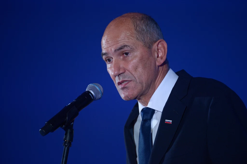 Premier Słowenii Janez Jansa Premier Słowenii Janez Jansa