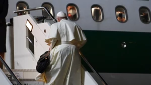 Papież Franciszek przed wylotem, zdjęcie ilustracyjne