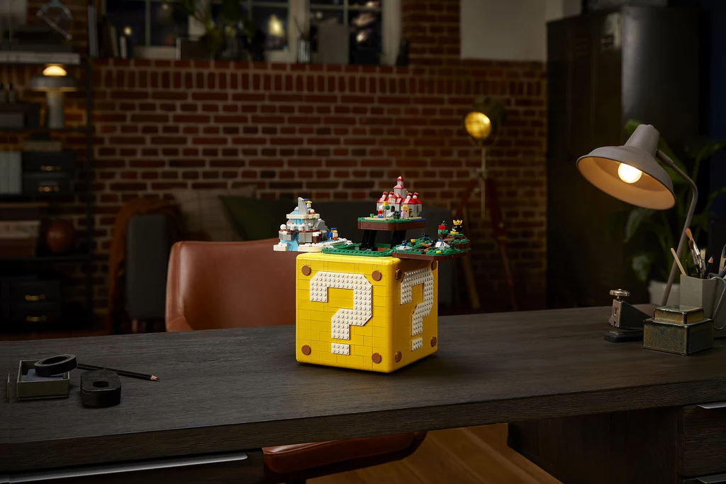 LEGO Pytajnikowy blok Super Mario 64 LEGO Pytajnikowy blok Super Mario 64
