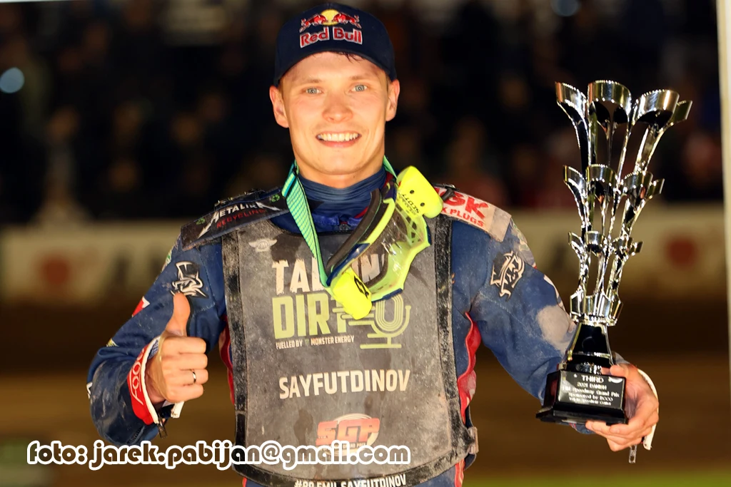 Emil Sajfutdinow - trzeci zawodnik GP w Vojens Emil Sajfutdinow - trzeci zawodnik GP w Vojens
