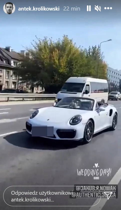 Screen z https://www.instagram.com/antek.krolikowski/ Screen z https://www.instagram.com/antek.krolikowski/
