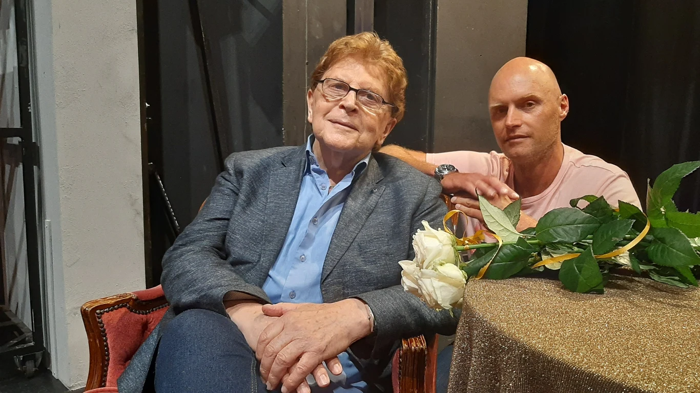 Krzysztof Cwynar z Krzysztofem Krawczykiem Juniorem Krzysztof Cwynar z Krzysztofem Krawczykiem Juniorem