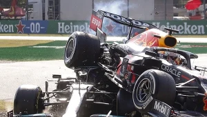 Kraksa Lewisa Hamiltona i Maksa Verstappena