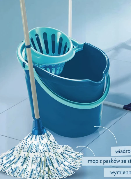 Mop z wiadrem