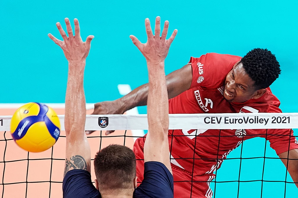 Wilfredo Leon w meczu z Finlandią